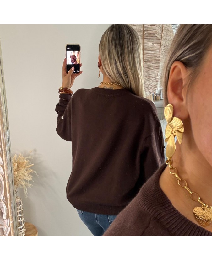 PULL HOANG - CHOCOLAT