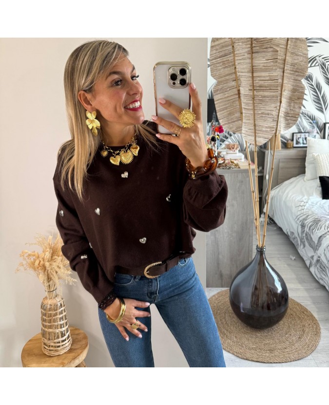 PULL HOANG - CHOCOLAT