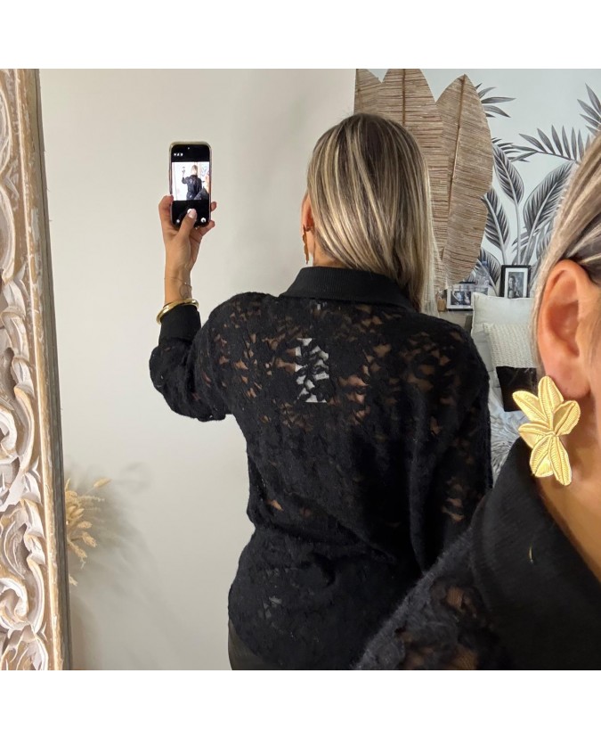 CHEMISE DETER - NOIR