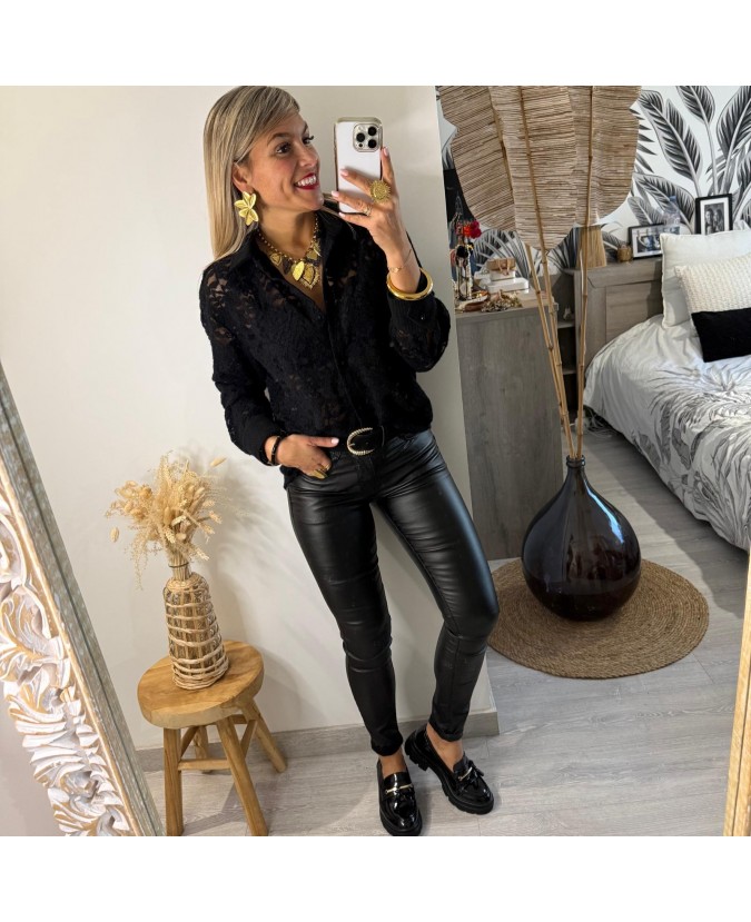 CHEMISE DETER - NOIR