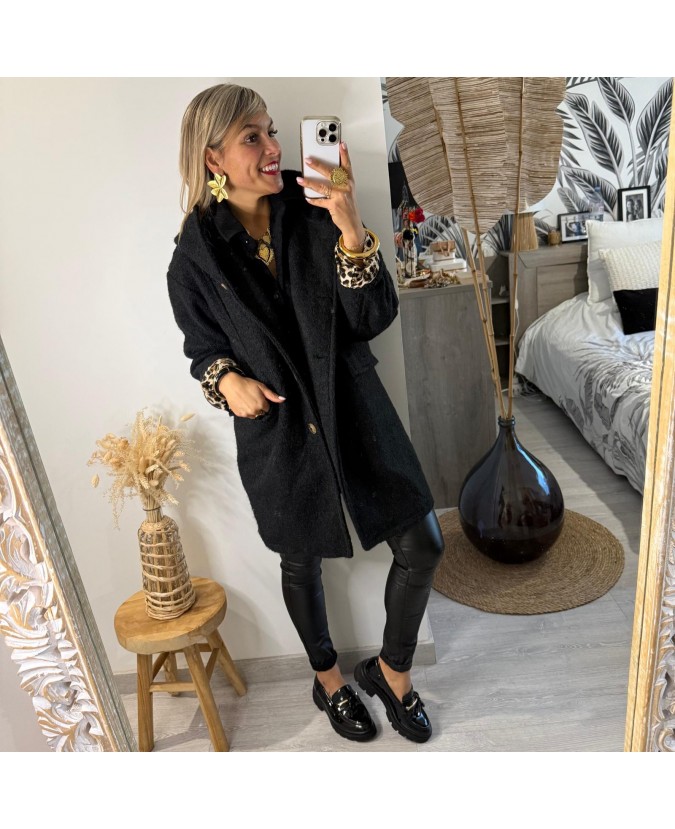 MANTEAU MALLORY - NOIR