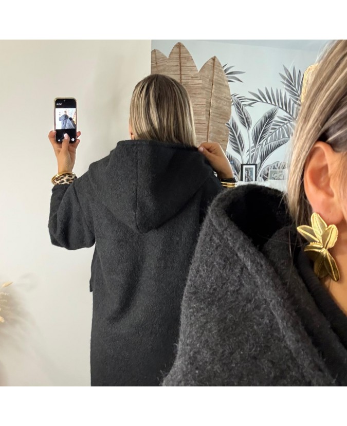 MANTEAU MALLORY - NOIR