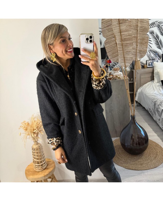 MANTEAU MALLORY - NOIR