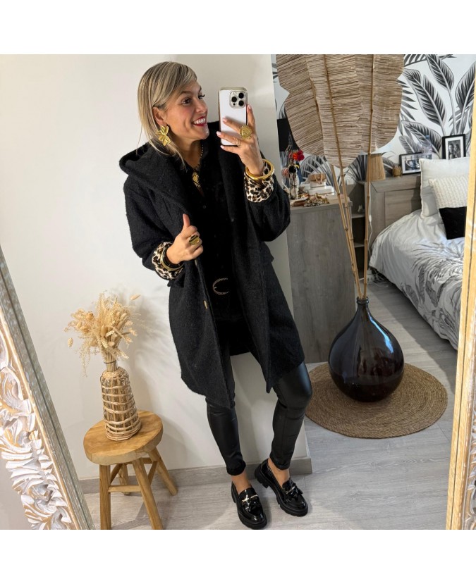 MANTEAU MALLORY - NOIR