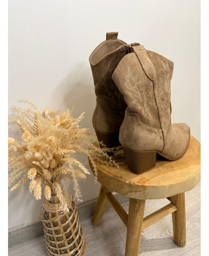 BOTTINES YRIAN - BEIGE