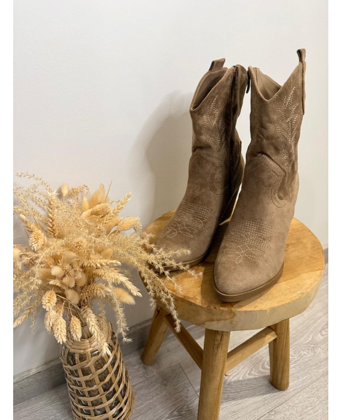 BOTTINES YRIAN - BEIGE