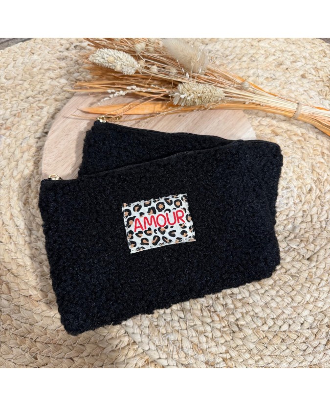 POCHETTE AMOUR - NOIR