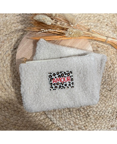 POCHETTE AMOUR - ÉCRU