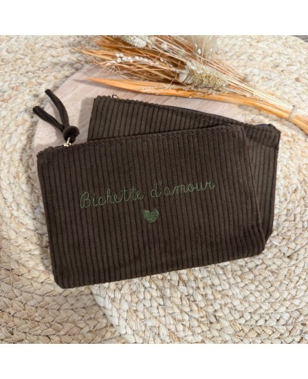 POCHETTE BICHETTE D'AMOUR - CHOCO