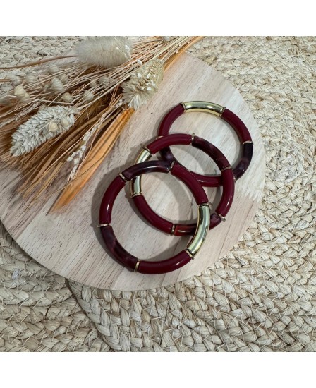 BRACELET WAFA - BORDEAUX