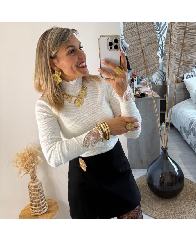 JUPE SHORT DANNY - NOIR