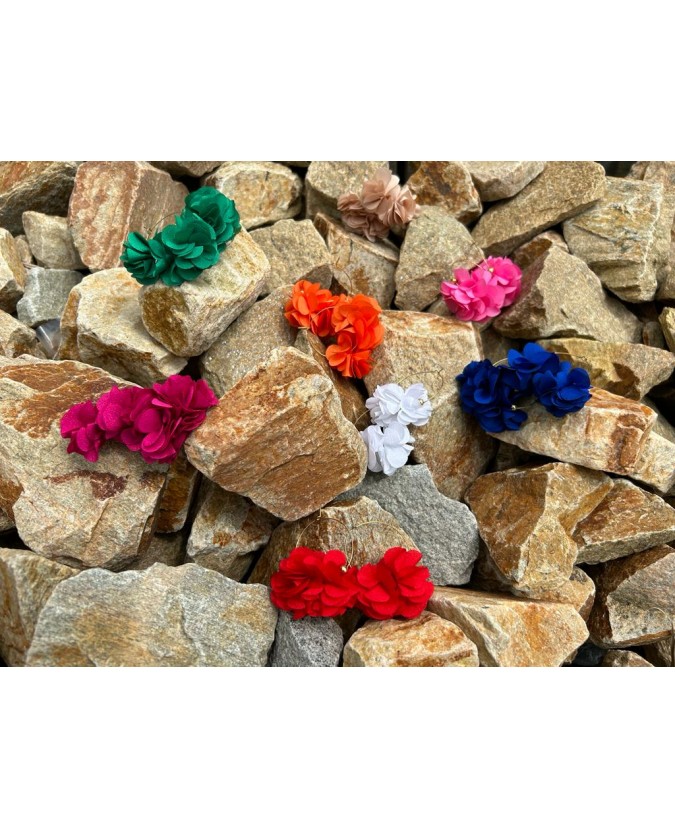 BOUCLES D'OREILLES ABBY - FUSHIA