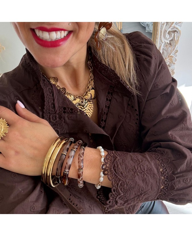 CHEMISE PAOLINA - CHOCOLAT