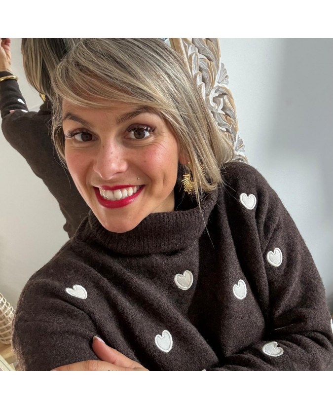 PULL SAMIR - CHOCOLAT