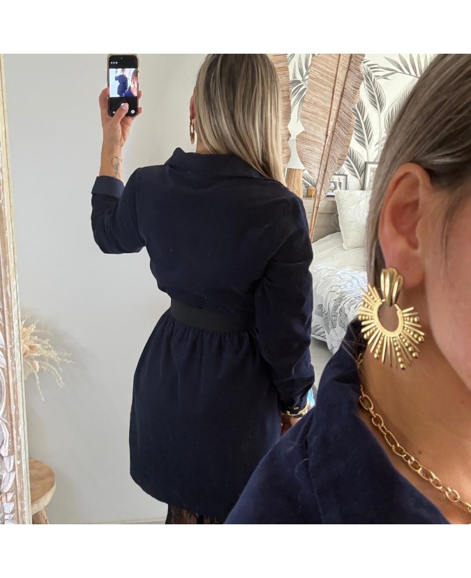 ROBE JOSIANE - BLEU MARINE