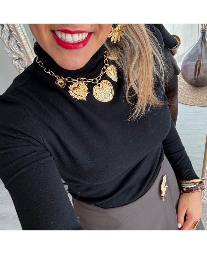 JUPE SHORT DANNY - CHOCOLAT