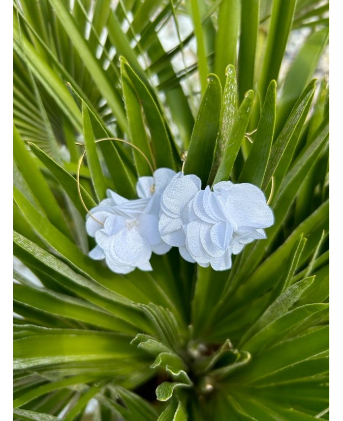 BOUCLES D'OREILLES ABBY - BLANC