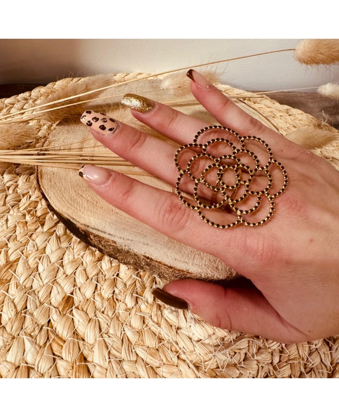 BAGUE FLEUR