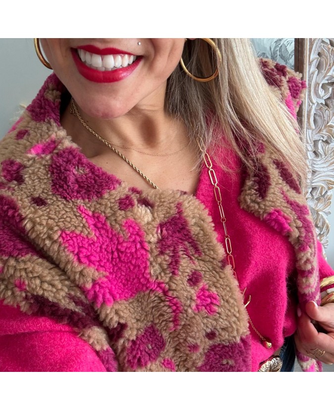 GILET ANOUAR - FUSHIA