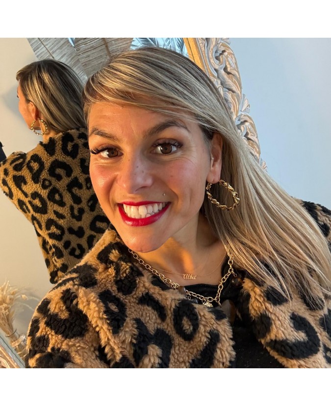 GILET ANOUAR - LÉOPARD