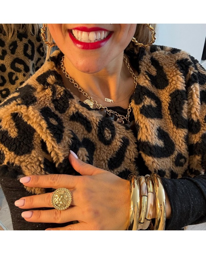 GILET ANOUAR - LÉOPARD