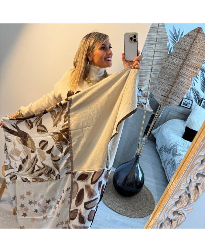 ECHARPE CURTIS - BEIGE