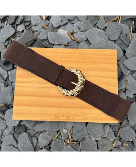CEINTURE ALLY - CHOCOLAT