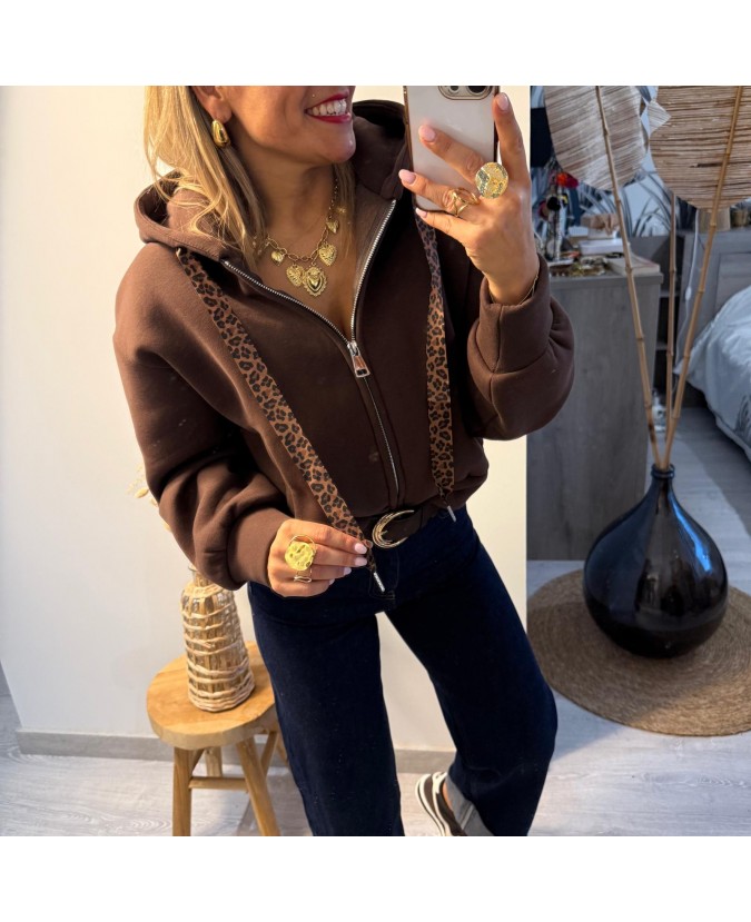 VESTE YORIS - CHOCOLAT