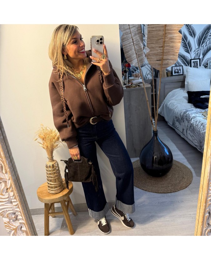 VESTE YORIS - CHOCOLAT