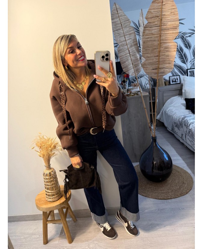 VESTE YORIS - CHOCOLAT