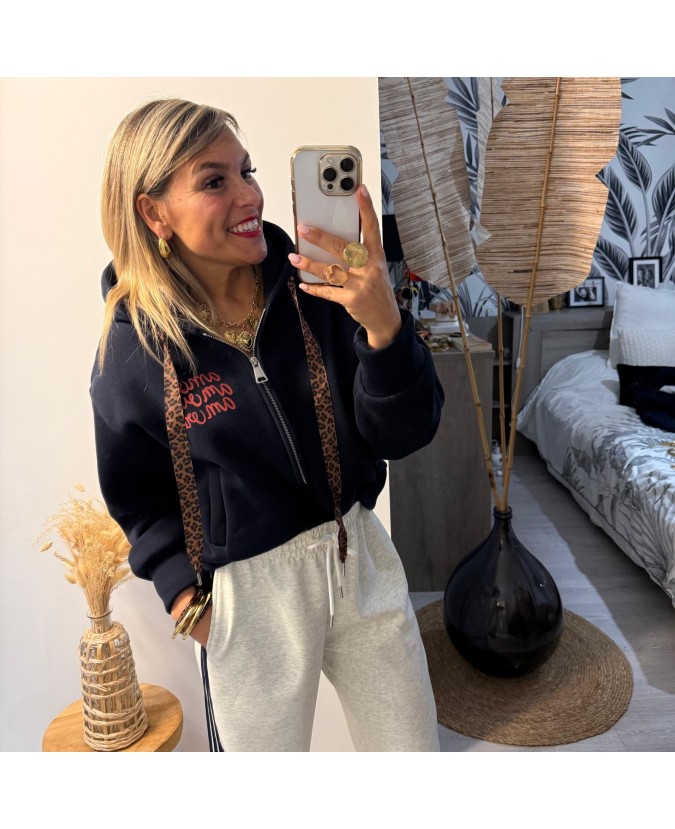 VESTE YORIS - BLEU MARINE