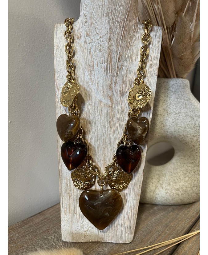 COLLIER PACO - CHOCO