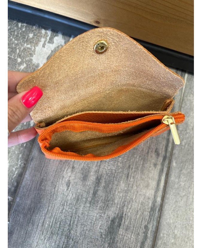 PORTE MONNAIE LIZ - BORDEAUX