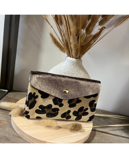 PORTE MONNAIE MOLLY - LÉOPARD