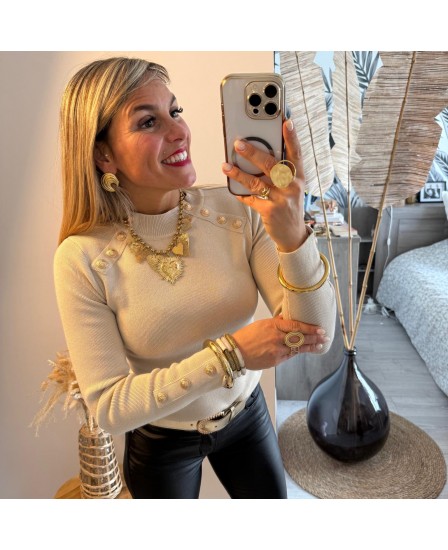 PULL SOLANGE - BEIGE