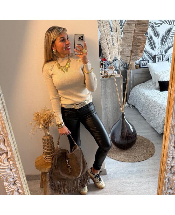 PULL SOLANGE - BEIGE