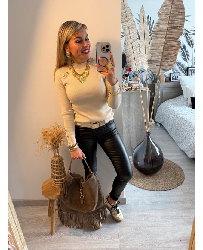 PULL SOLANGE - BEIGE