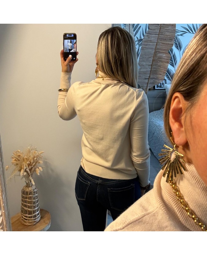 PULL MINORAL - BEIGE