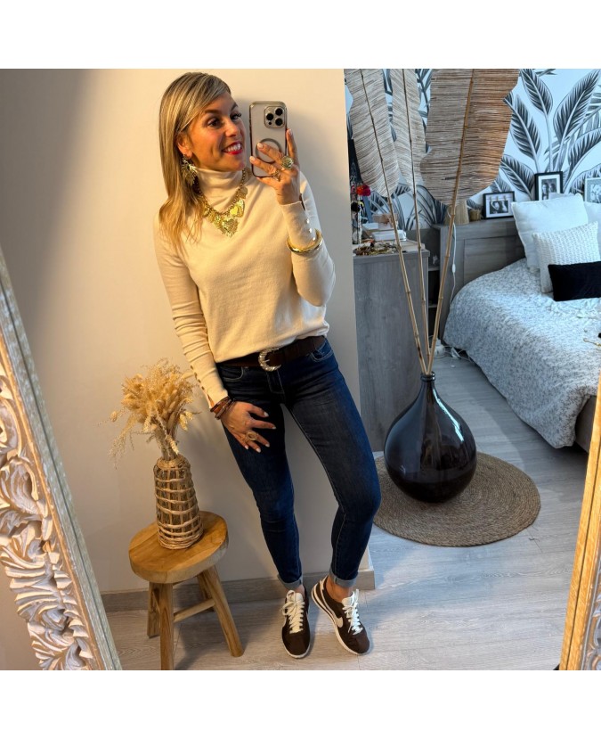 PULL MINORAL - BEIGE