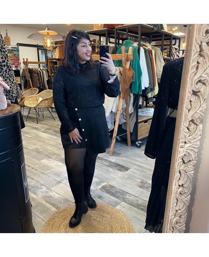 TOP ORYANE PULPEUSE - NOIR