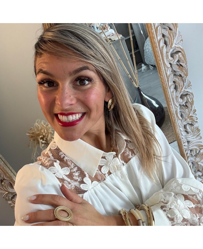 CHEMISE CLAYTON - ECRU