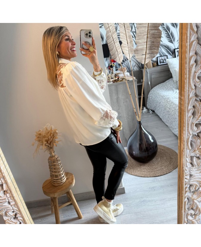 CHEMISE CLAYTON - ECRU