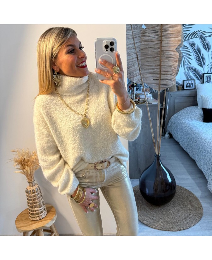 PULL RÉDOUANE - ECRU