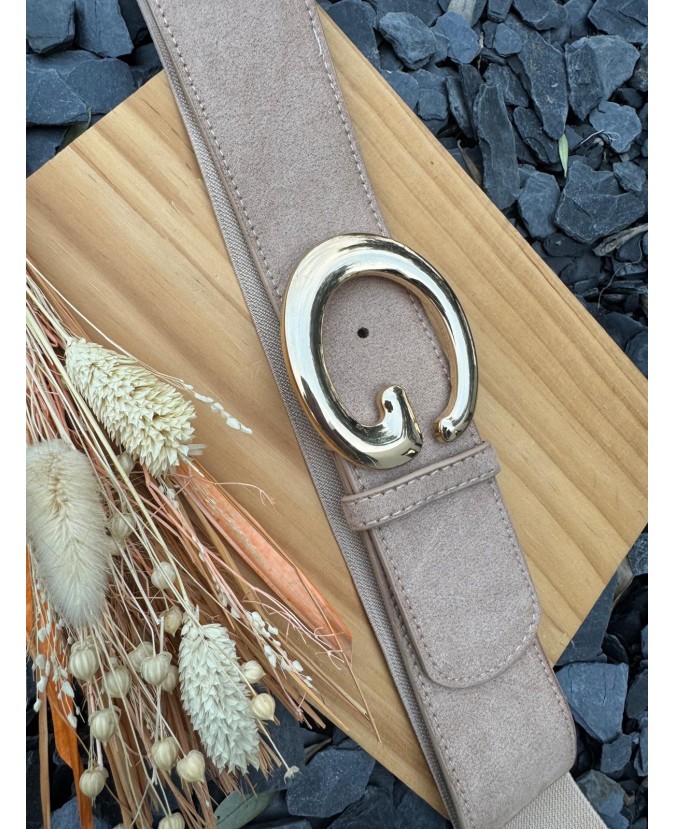 CEINTURE MONA PULPEUSE - BEIGE