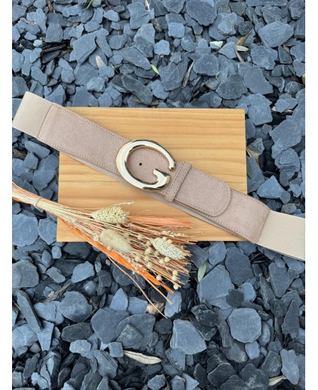 CEINTURE MONA PULPEUSE - BEIGE