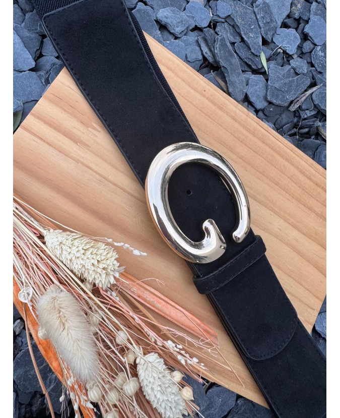 CEINTURE MONA PULPEUSE - NOIR