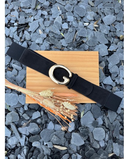 CEINTURE MONA PULPEUSE - NOIR