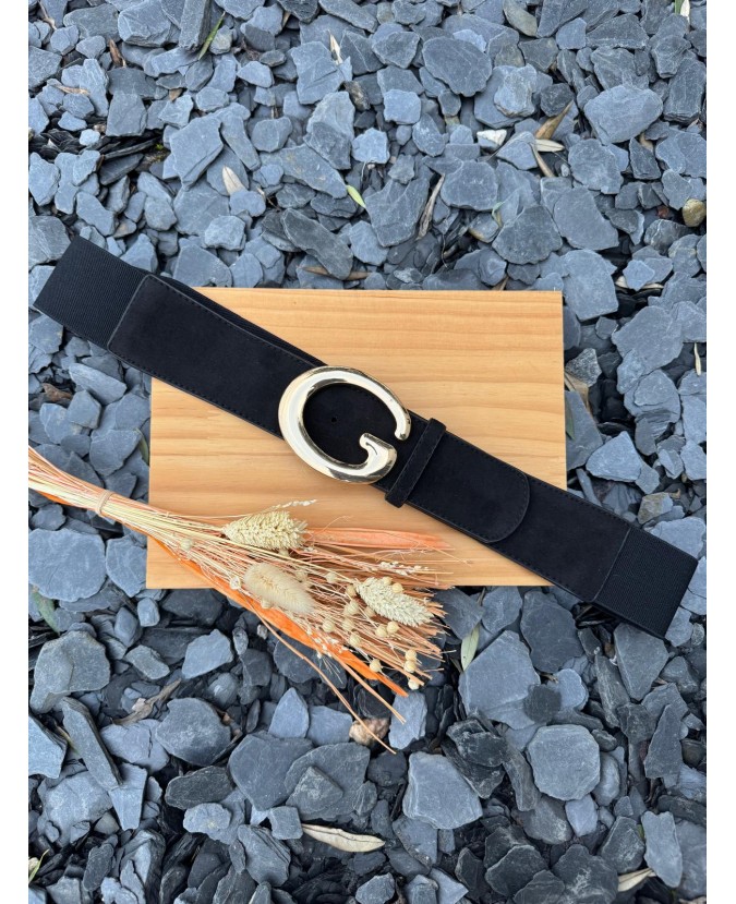 CEINTURE MONA PULPEUSE - NOIR