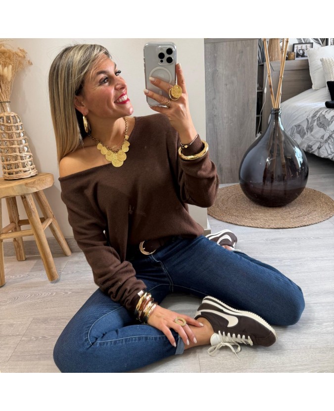 PULL APPOLLON - CHOCOLAT