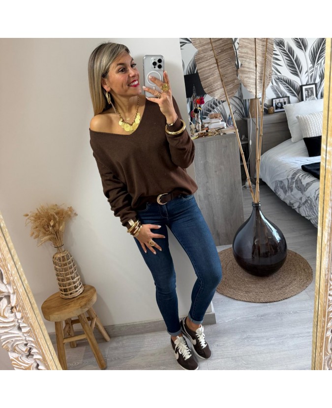 PULL APPOLLON - CHOCOLAT